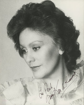 Te Kanawa, Kiri. (b. 1944) Signed Photograph