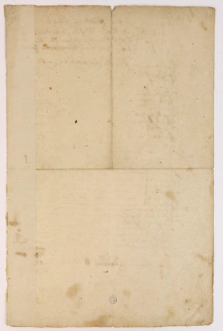 Telemann, Georg Philipp. (1681 - 1767) Autograph Document Regarding Music For the Coronation Cantata of Emperor Francis I