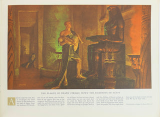 [The Ten Commandments] Heston, Charlton. (1923–2008) Price, Vincent. (1911 - 1993) Hardwicke, Sir Cedric. (1893 – 1964) & Anderson, Judith. (1897 - 1992) & Scott, Martha. (1912 - 2003) & Deering, Olive.  (1918 - 1986) The Ten Commandments - Signed Souveni
