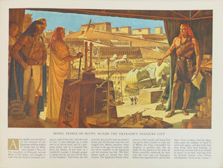[The Ten Commandments] Heston, Charlton. (1923–2008) Price, Vincent. (1911 - 1993) Hardwicke, Sir Cedric. (1893 – 1964) & Anderson, Judith. (1897 - 1992) & Scott, Martha. (1912 - 2003) & Deering, Olive.  (1918 - 1986) The Ten Commandments - Signed Souveni