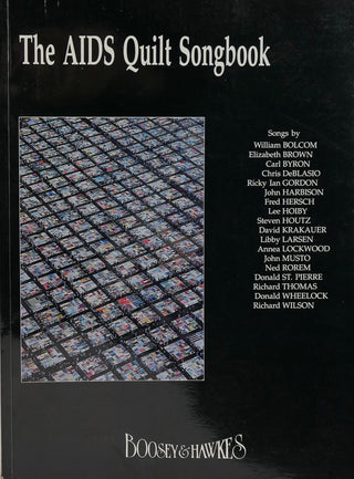 [AIDS QUILT]  [Michael E. Feingold (1945 – 2022] The Aids Quilt Songbook - EX-MICHAEL FEINGOLD