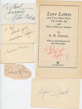 [Theatre] Group of Autograph Signatures
