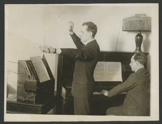 Théremin, Leon. (1896-1993) Three Original Press Photographs