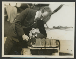 Théremin, Leon. (1896-1993) Three Original Press Photographs