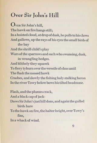 Thomas, Dylan. (1914 - 1953) "In Country Sleep: And Other Poems"