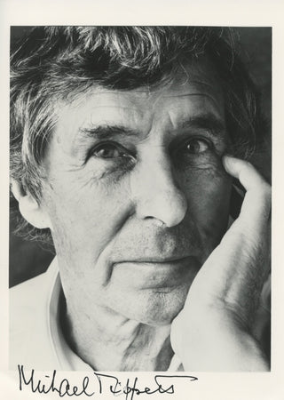 Tippett, Michael. (1905–1998) Signed Photograph