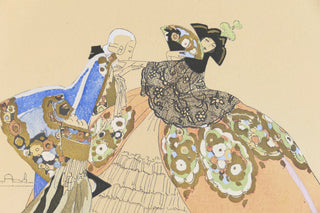 Tito, Ettore. (1859 - 1941) 'A Venise', pochoir print, ca. 1925-30