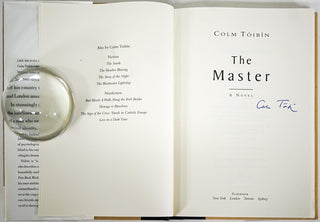 Toibin, Colm. (b. 1955) "The Master" - SIGNED
