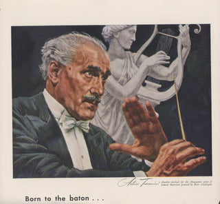 [Toscanini, Arturo. (1867–1957)] [Bernstein, Leonard. (1918–1990) & Stern, Isaac. (1920–2001)] Collection of Ephemera Related to Toscanini's Death, including an In Memoriam Program Insert and Newspaper Article.