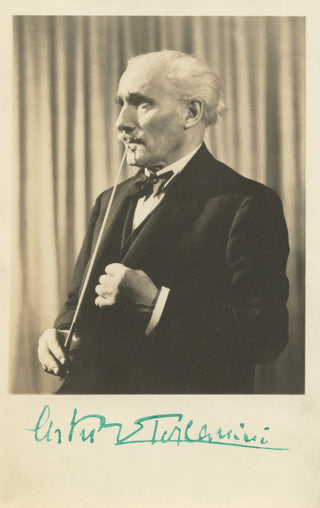 Toscanini, Arturo. (1867–1957) Signed Photograph