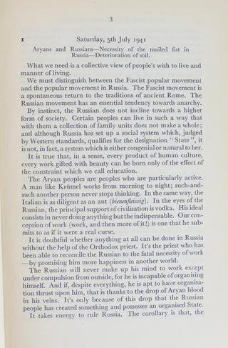 Trevor-Roper, Hugh. (1914-2003) & Cameron, Norman. (1905-1953) & Stevens, R. H. (1893-1967) Hitler's Table Talk