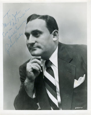 Tucker, Richard. (1913 - 1975) Signed Photograph