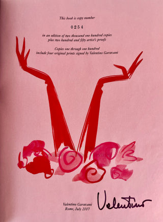Valentino. [Valentino Clemente Ludovico Garavani] (b. 1932) Una Grande Storia Italiana - Signed Taschen Book