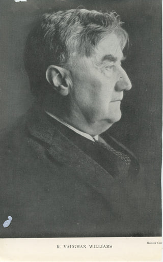 Vaughan Williams, Ralph. (1872–1958) "I cannot get foreign stations well at my set" - Signed Letter