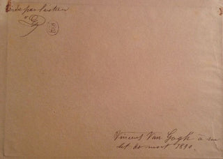 [Van Gogh, Vincent. (1853–1890)] Gachet, Paul. [van Ryssel, Paul] (1828–1909) Vincent Van Gogh on his Deathbed - ORIGINAL ETCHING INSCRIBED TO THE ARTIST'S SON