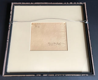 [Van Gogh, Vincent. (1853–1890)] Gachet, Paul. [van Ryssel, Paul] (1828–1909) Vincent Van Gogh on his Deathbed - ORIGINAL ETCHING INSCRIBED TO THE ARTIST'S SON