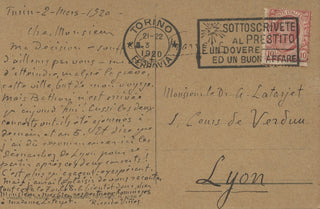 Viñes, Ricardo. (1875–1943) Autograph Letter mentioning Bathori