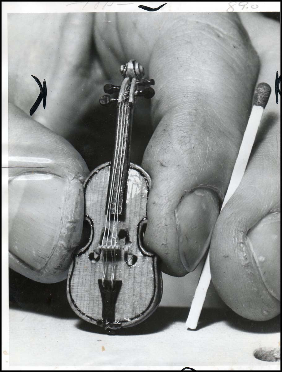 Violin Photograph of World s Smallest Violin