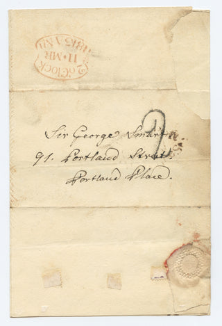 Viotti, Giovanni Battista. (1755–1824) Autograph Letter, Asking for Tickets
