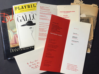 Vreeland, Diana. (1903–1989) Diana Vreeland - SIGNED