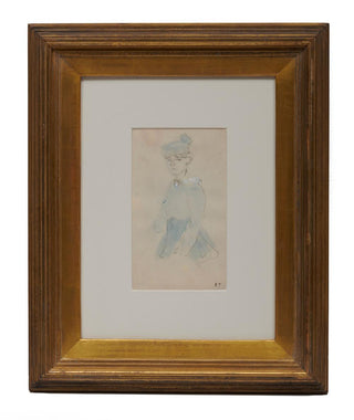 Vuillard, Edouard. (1868–1940) "Annette with a Blue Pillbox Hat," 1916