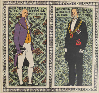 [WIENER WERKSTÄTTE] [[Jugendstill] Ball der Stadt Wien 1909: Gedenktage aus dem Jahre 1809: Eine Erinnerung.