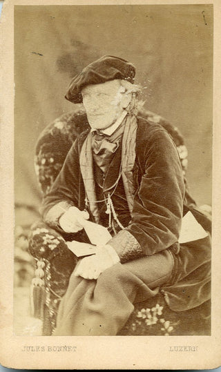 Wagner, Richard. (1813–1883) Carte de Visite Photograph
