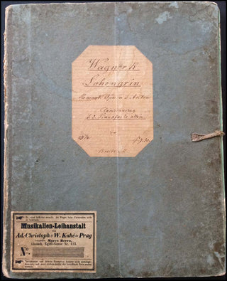 Wagner, Richard. (1813–1883) Lohengrin: romantische Oper in drei Akten: Klavierauszug zu vier Ha?nden ohne Worte
