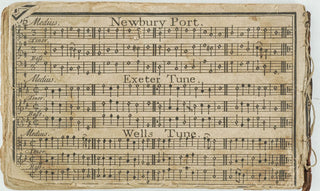 Walter, Thomas. (1696-1725) [Swan, Timothy. (1758-1842)] THE GROUNDS AND RULES OF MUSICK EXPLAINED - Gifted by One of the First American Composers