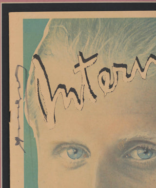 Warhol, Andy. (1928–1987) [Gerulaitis, Vitas (1954-1994)] Signed Interview Magazine Cover