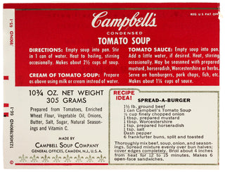 [Warhol, Andy. (1928–1987)] Rare 1965 Institute of Contemporary Art Campbell's Soup Cocktail Party Invitation
