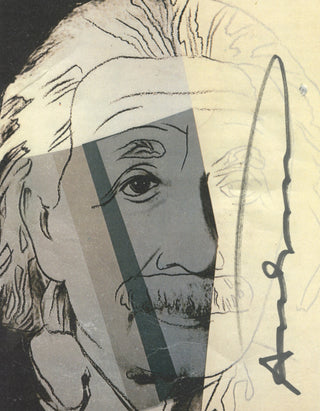Warhol, Andy. (1928–1987) [Einstein, Albert. (1879 - 1955)] "Albert Einstein" - Signed Reproduction