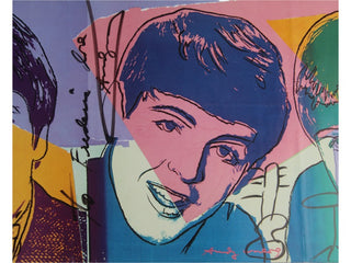 Warhol, Andy. (1928–1987) [The Beatles] The Beatles - SIGNED WITH ORIGINAL DRAWINGS