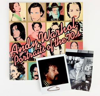 Warhol, Andy. (1928–1987) [Essay by Robert Rosenblum, Edited by David Whitney] Andy Warhol: Portraits of the 70s - SIGNED AND WITH AN ORIGINAL SIGNED POLAROID