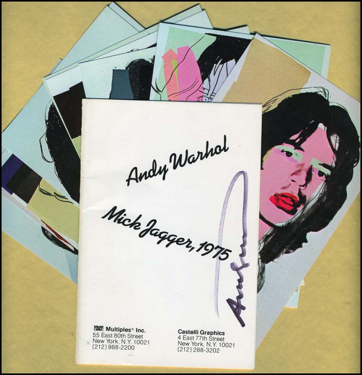 [Jazz & Song] [Rolling Stones] Warhol, Andy. (1928–1987) Mick Jagger ...