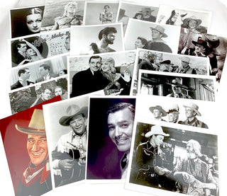 [Wayne, John. (1907–1979)] [Rogers, Roy. (1911–1998)] [Gable, Clark. (1901–1960)] [Lamour, Dorothy. (1914–1996)] [Grant, Cary. (1904–1986)] [Williams, Van. (1934–2016)] Collection of Promotional Photograph and Headshot Reprints