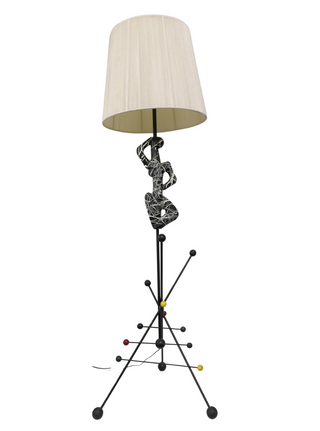 Weinberg, Frederick. (1915 - 2018) Figural Floor Lamp, ca. 1950