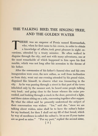 Parrish, Maxfield. (1870 - 1966) [Wiggin, Kate Douglas.  & Smith, Nora A.  (Editors) "The Arabian Nights: Their Best-Known Tales"