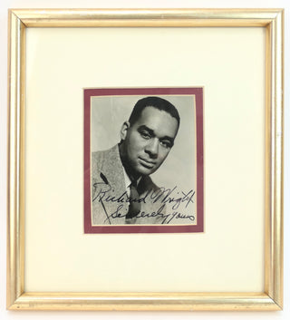 Wright, Richard. (1908–1960) Signed Photograph
