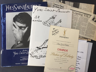 Saint Laurent, Yves. (1936–2008) Yves Saint Laurent par Yves Saint Laurent - SIGNED AND INSCRIBED