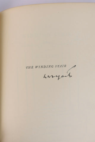 Yeats, W.B. (1865-1939) "The Winding Stair" - SIGNED