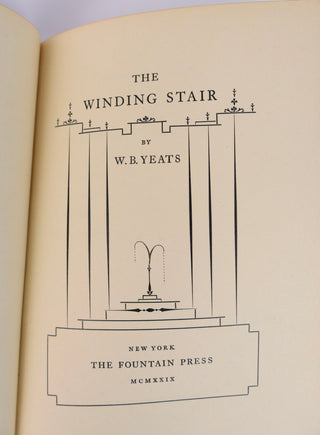 Yeats, W.B. (1865-1939) "The Winding Stair" - SIGNED