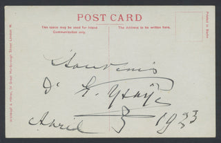 Ysaye, Eugene. (1858–1931) Signed Postcard Photograph