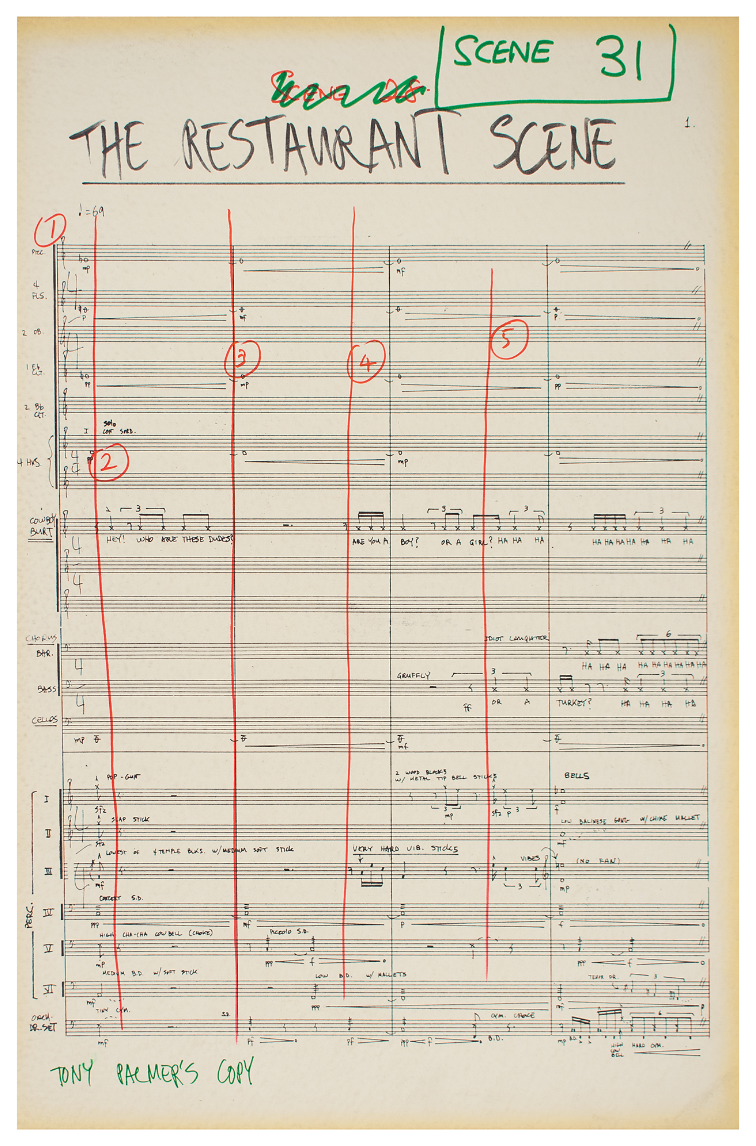 Zappa, Frank. (1940–1993) Collection of Hand-Annotated Score