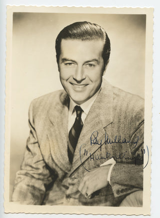 Leading Men Five Signed Photographs, Ray Milland