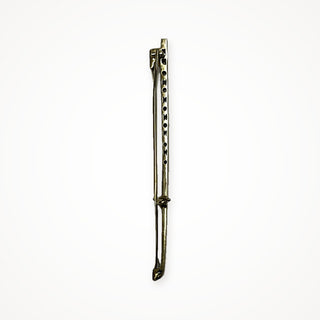 18K Platinum and Diamond Violin Bow pin, view 5
