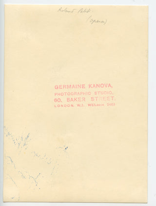 Roland Petit Signed Kanova Photograph, view 2