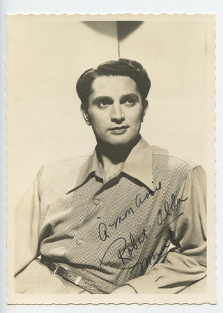 Leading Men Five Signed Photographs, Robert Alda