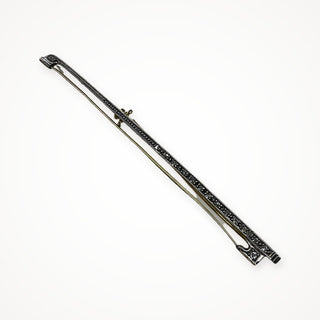 18K Platinum and Diamond Violin Bow pin, view 2