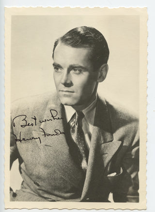 Leading Men Five Signed Photographs, Henry Fonda